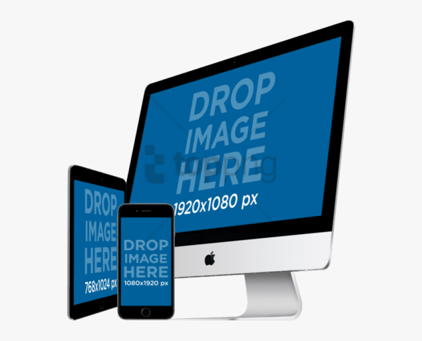Iphone Ipad Mockup Png , Png Download - Mockup Ipad Iphone Imac, Transparent Png, Free Download