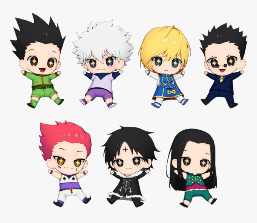 Hunterxhunter Hxh Gon Anime Hd Hisoka Killua Leorio - Chibi Hunter X Hunter, HD Png Download, Free Download