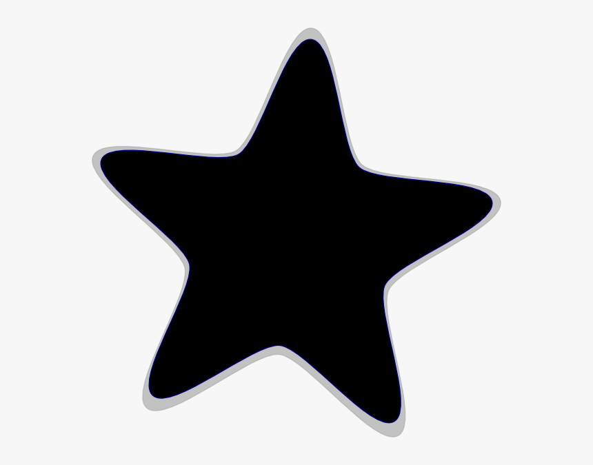 Black Star Clipart Png Clip Art Royalty Free Stock - Black Star Clip Art, Transparent Png, Free Download