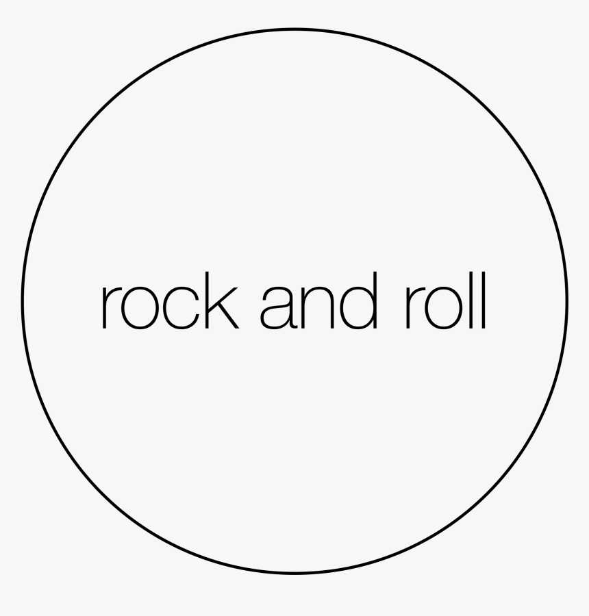 Attribute Motif Rock And Roll - Circle, HD Png Download, Free Download