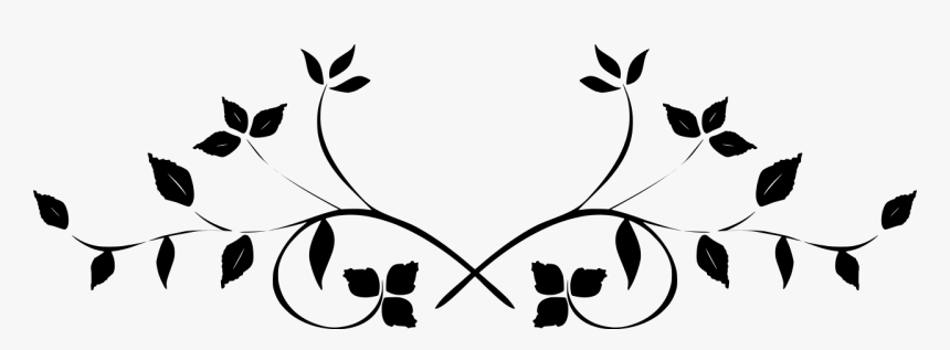 Black And White Leaves Png, Transparent Png, Free Download