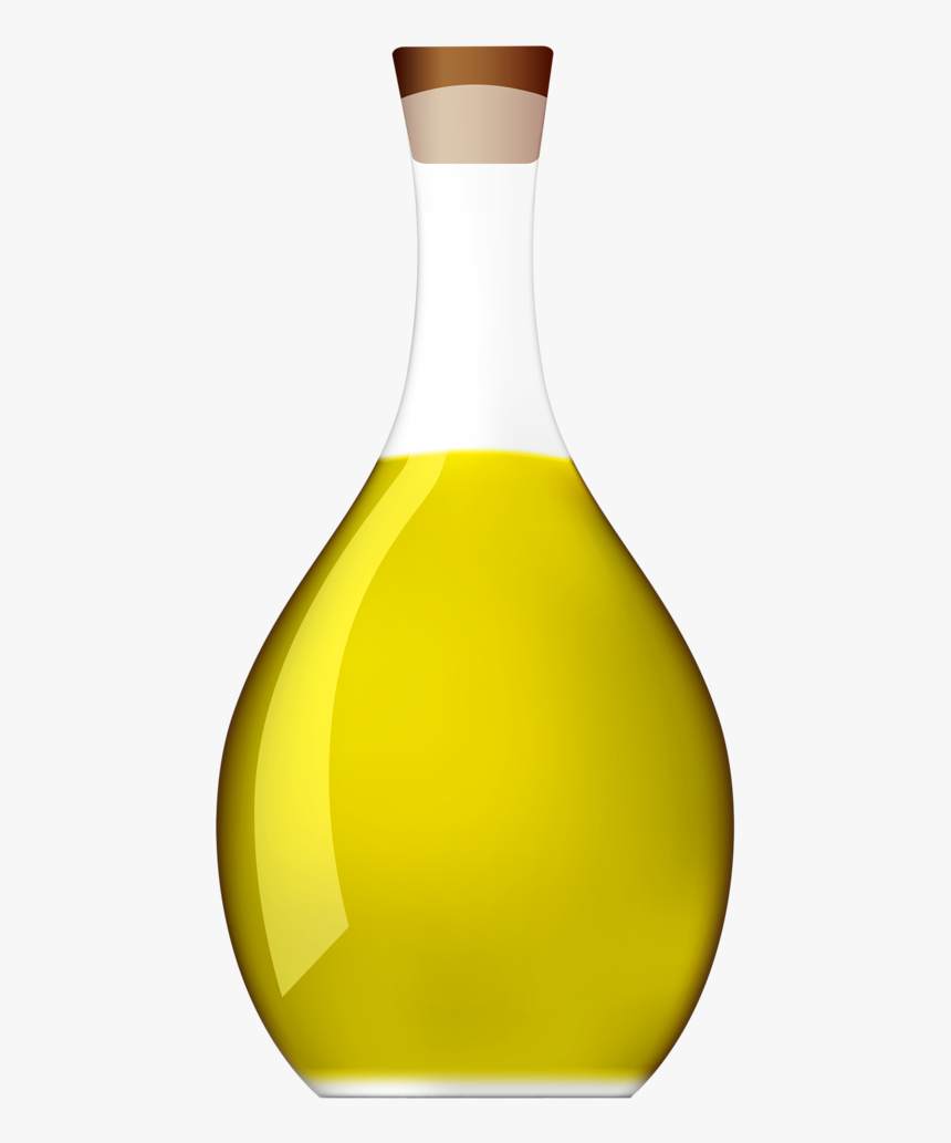 Oil Clipart Decanter - Glass Bottle, HD Png Download, Free Download