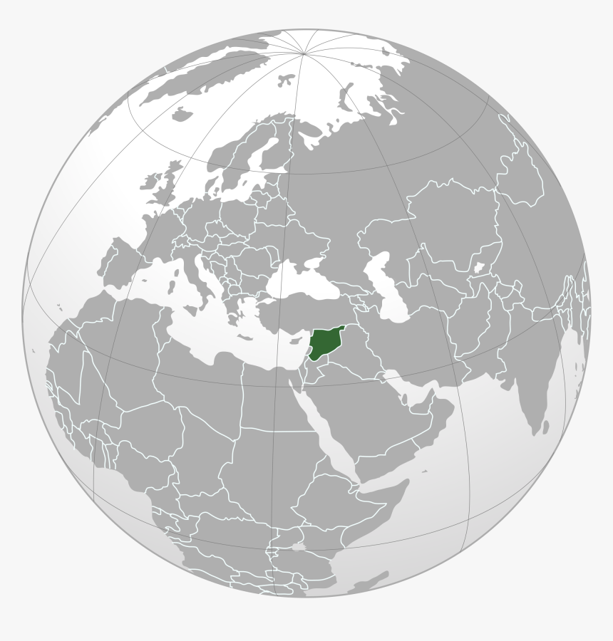 Syria Map - World Map Turkey Png, Transparent Png, Free Download