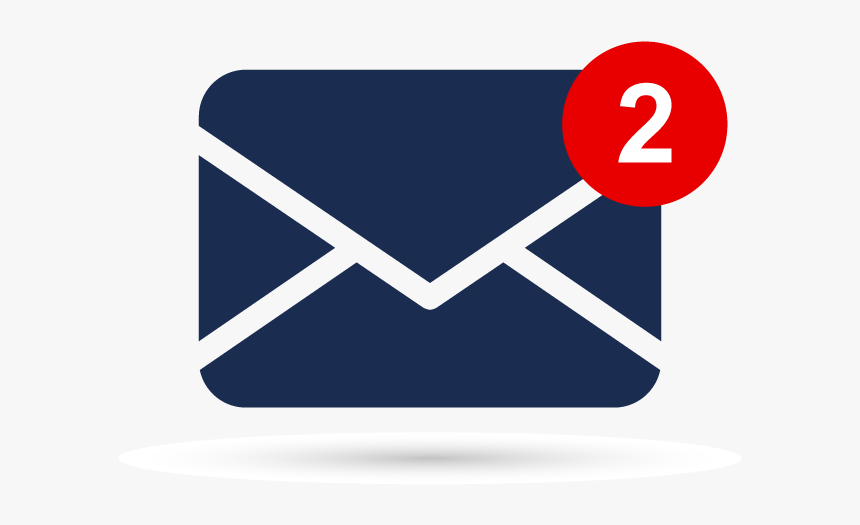 Mail Notificatioon Icon Transparent - Red Email Icon Png, Png Download, Free Download