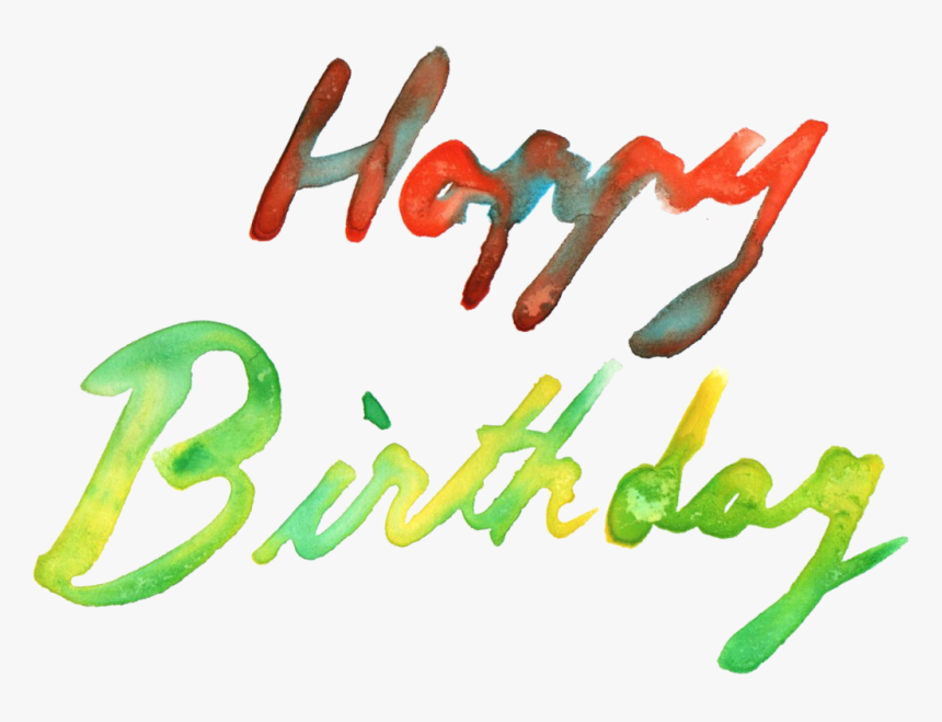 Happy Birthday No Background - Calligraphy, HD Png Download, Free Download