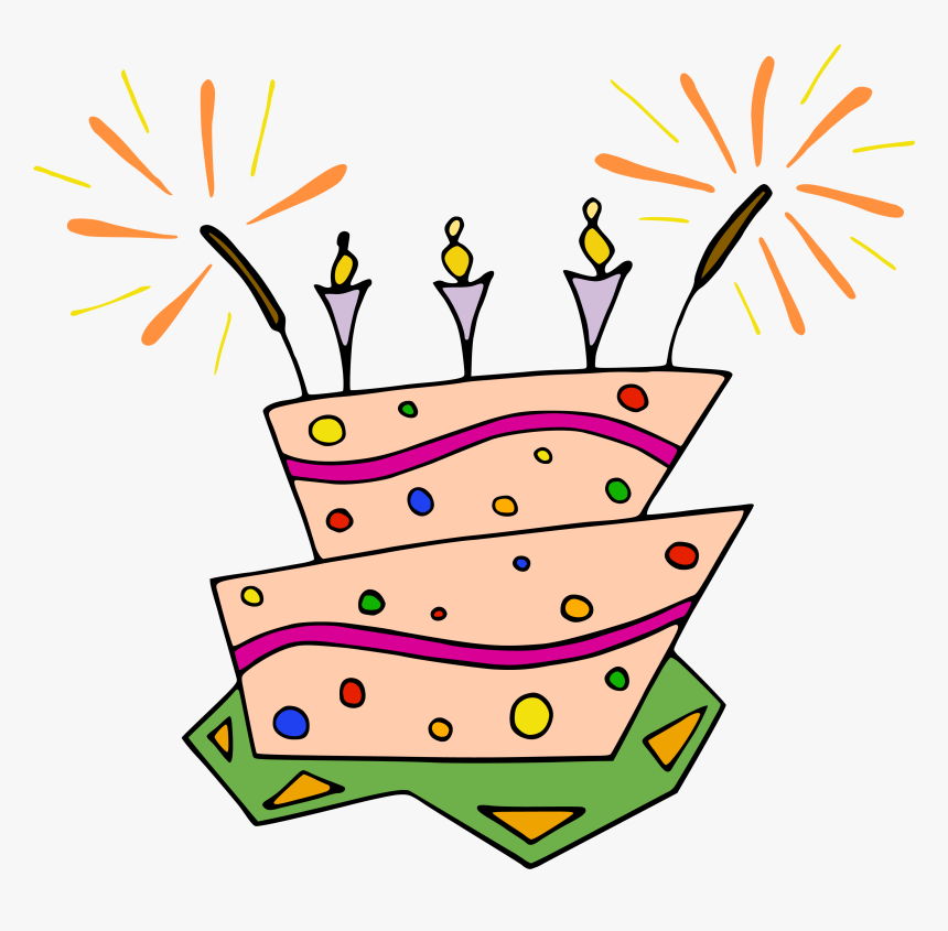 Adult Party Clip Art - Birthday Cake Clip Art, HD Png Download, Free Download