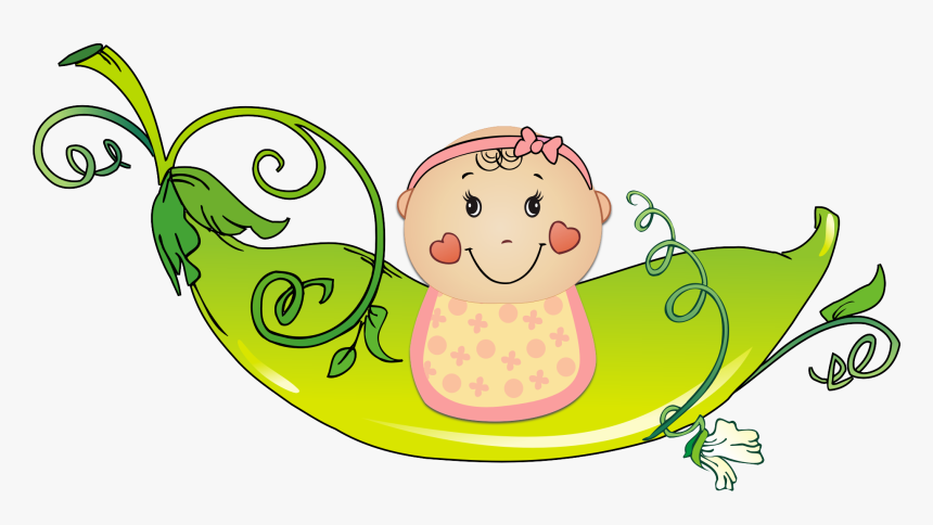 Baby Girl Monkey Clip Art - Baby With Ribbon Clipart, HD Png Download, Free Download