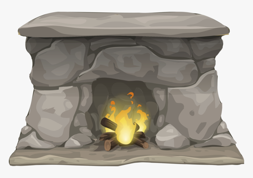 Hearth,fireplace,flame - Outcrop, HD Png Download, Free Download