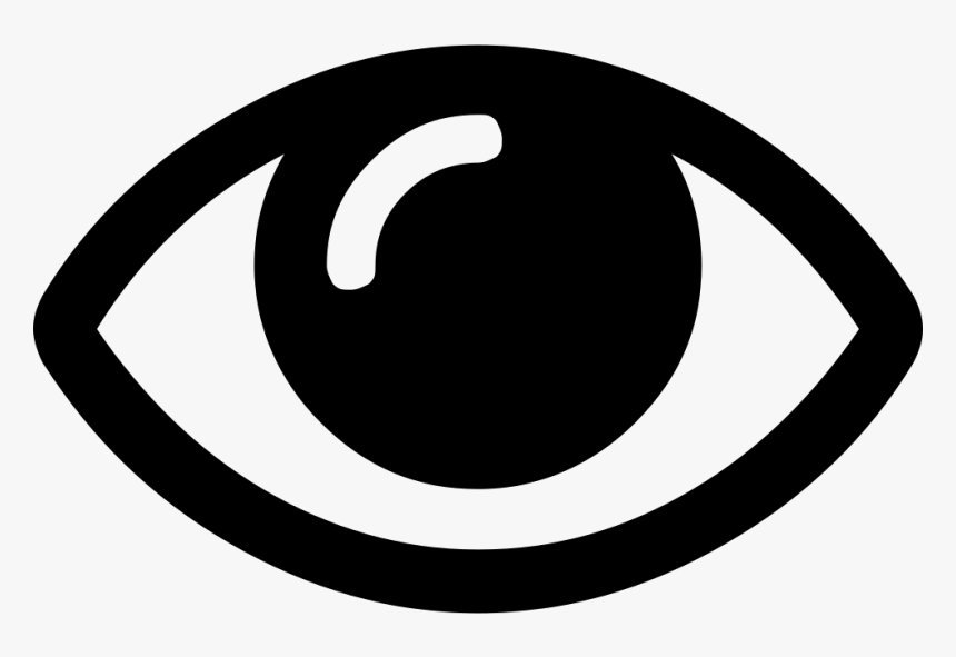 Eye Png Svg Black And White Library - Seen And Unseen Icon Png, Transparent Png, Free Download