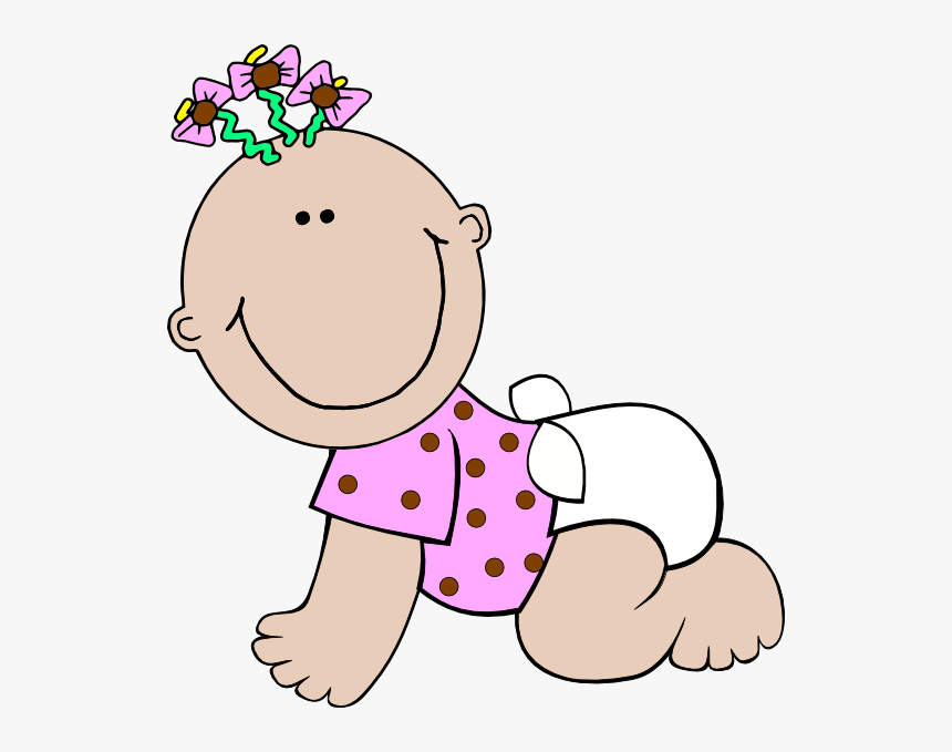 Transparent Baby Girl Clip Art - Baby Girl Clipart, HD Png Download, Free Download