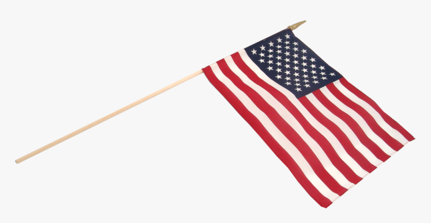 Small American Flag Transparent - American Flags Stick, HD Png Download, Free Download