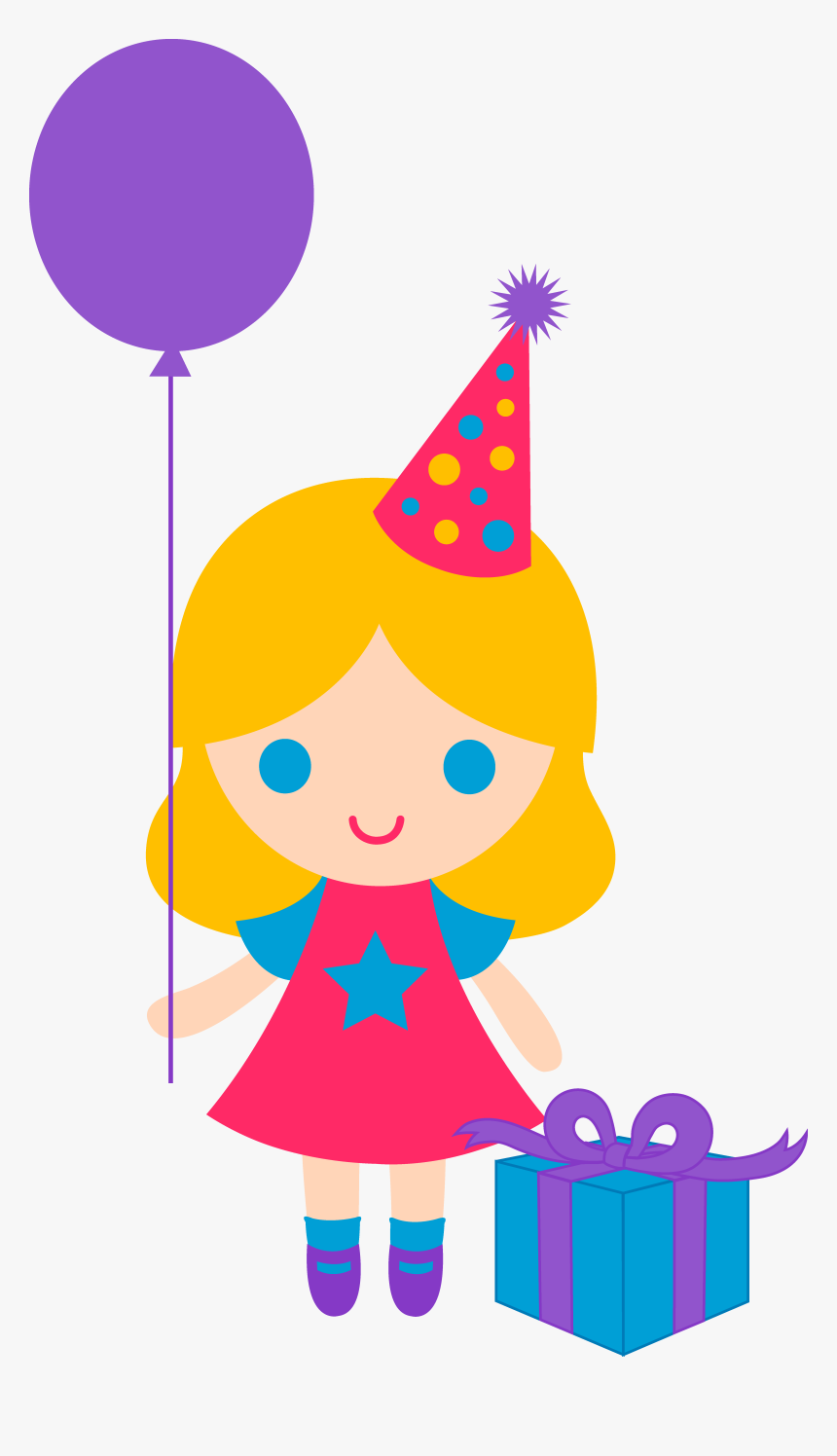 Images Of Baby Girls First Birthday Clip Art - Happy Birthday Girl Clipart, HD Png Download, Free Download