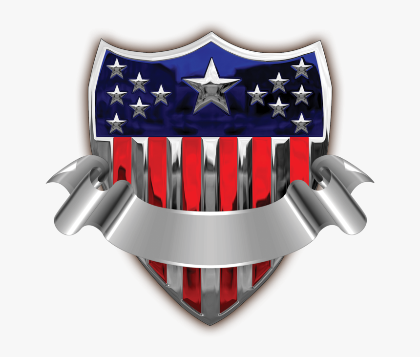 Usa Badge With Banner Transparent Png Clip Art Image - Usa Transparent Png Banner, Png Download, Free Download