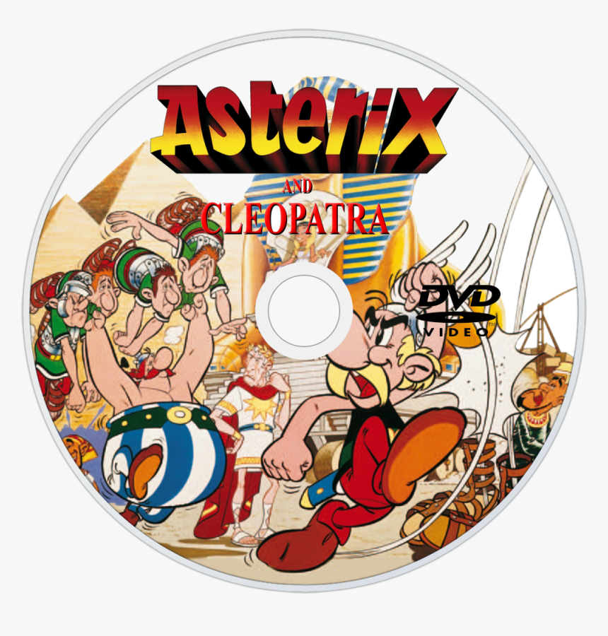 Asterix And Cleopatra Dvd Disc Image - Asterix And Cleopatra Movie Poster, HD Png Download, Free Download