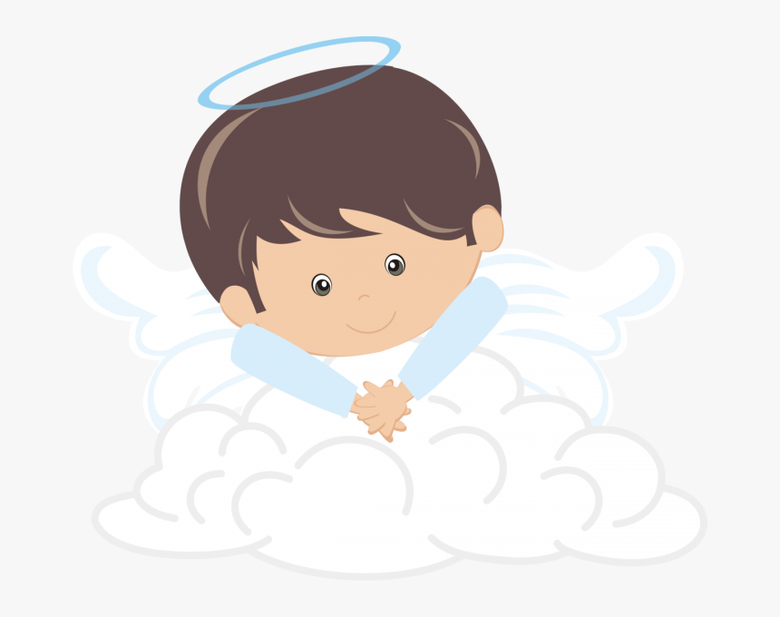 Angel Para Bautizo Png Vector, Clipart, Psd - Baby With Cloud Clipart, Transparent Png, Free Download