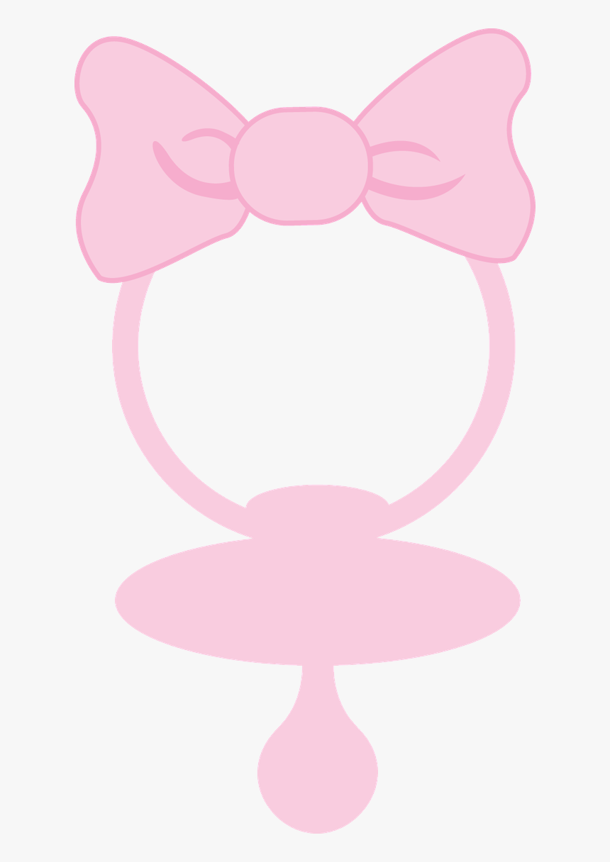 Pacifier Clipart Baby Girl - Baby Girl Pacifier Clipart, HD Png Download, Free Download