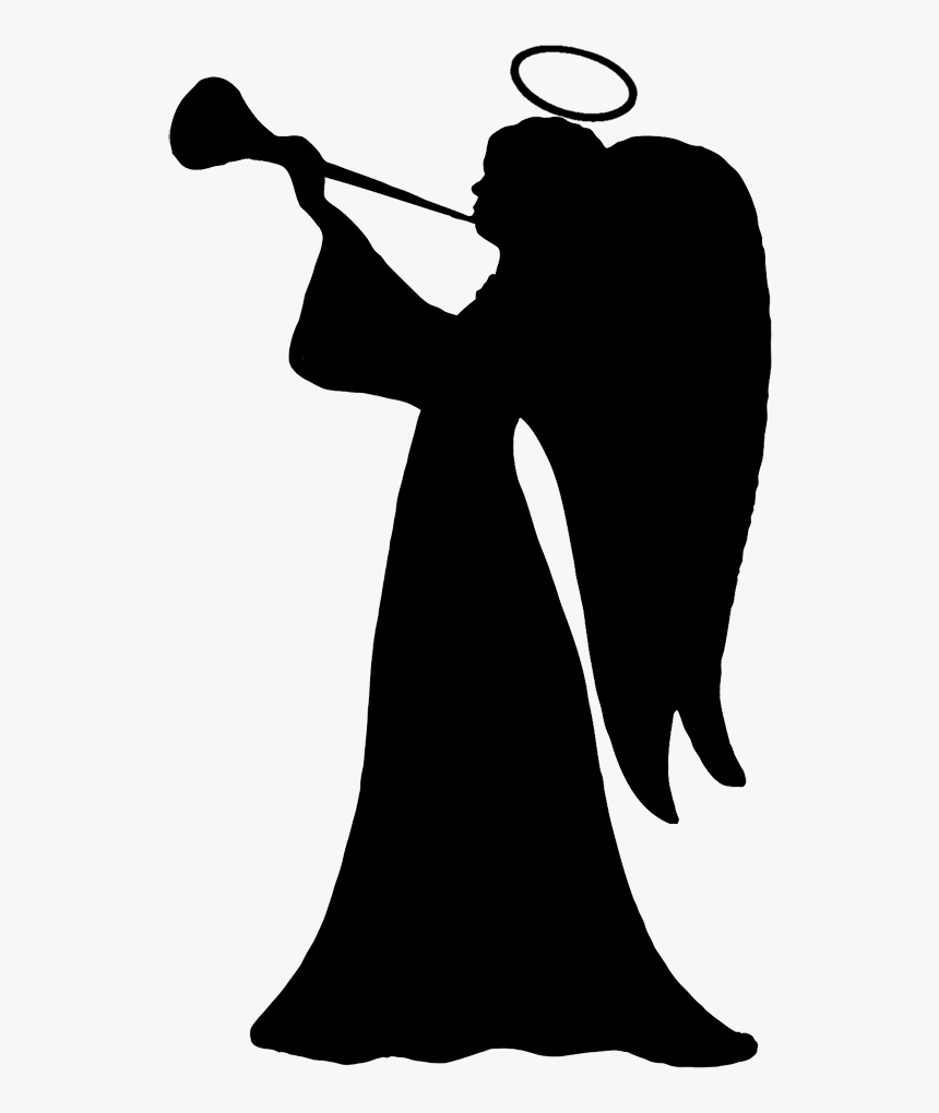 Angel Silhouette Clipart, HD Png Download, Free Download