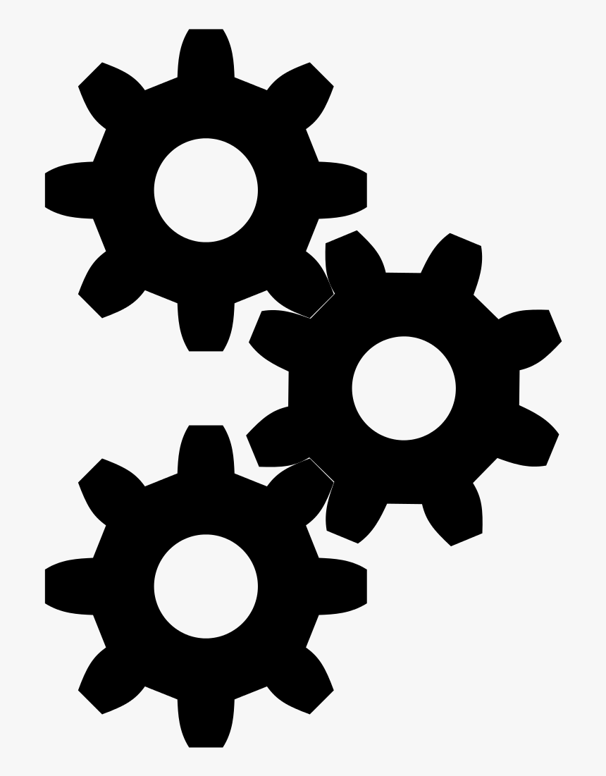 Gear - Cog Icon Black, HD Png Download, Free Download