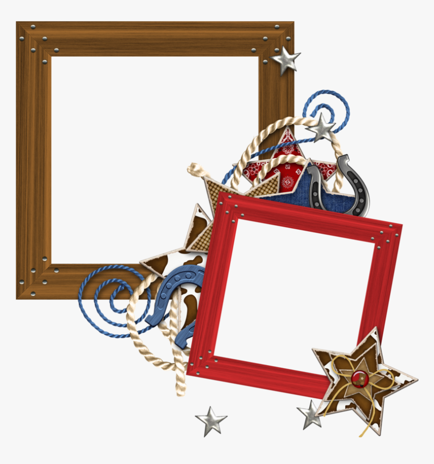 Cowgirl Clipart Frame - Cowboy Png Transparent Border, Png Download, Free Download