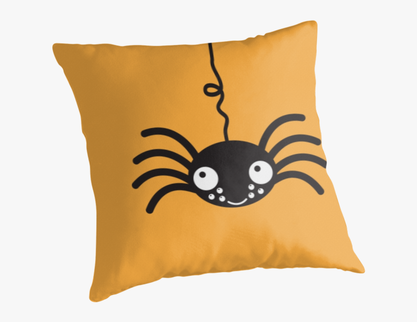 Cute Hanging Spider For Halloween By Jazzydevil - Cushion, HD Png Download, Free Download