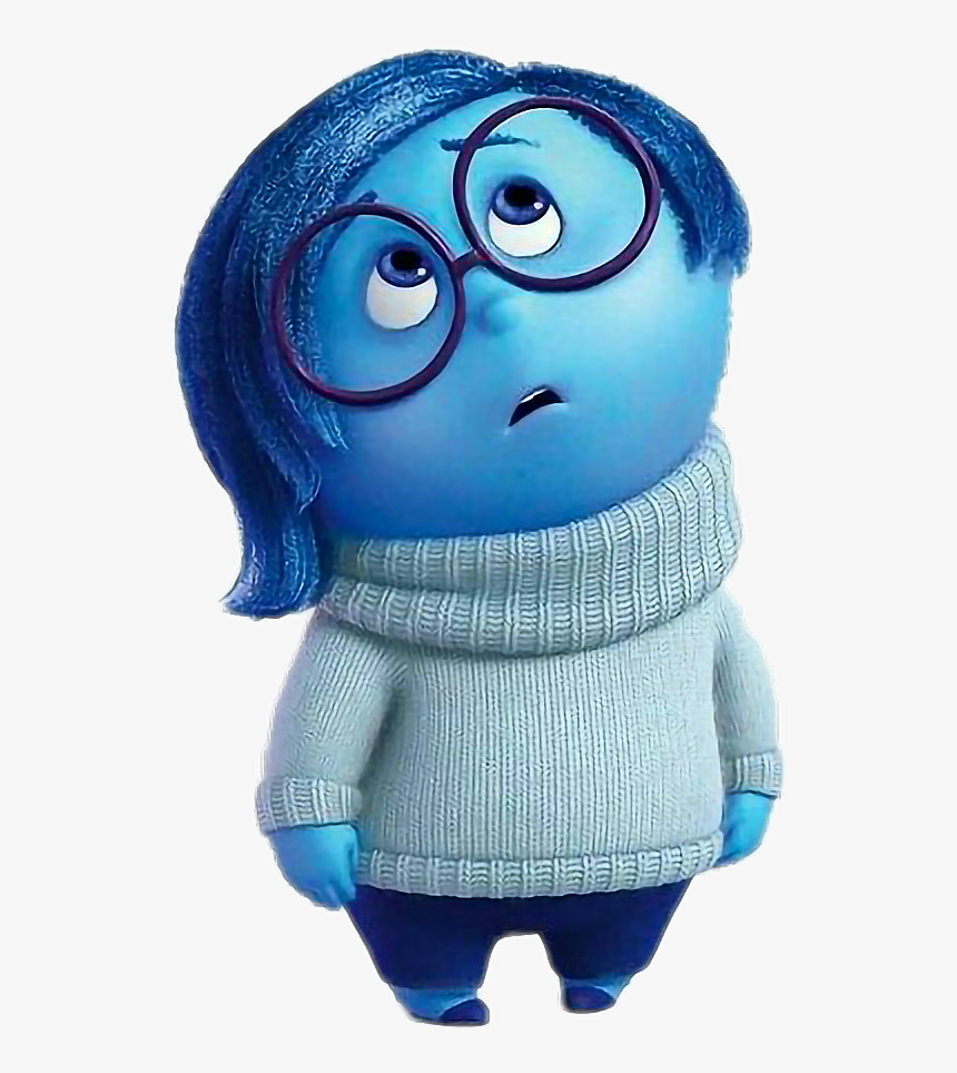 Inside Out Sadness Cartoon, HD Png Download, Free Download