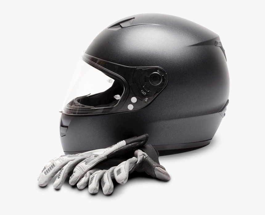 Sportbike Helmet Gloves - Helmet & Gloves, HD Png Download, Free Download