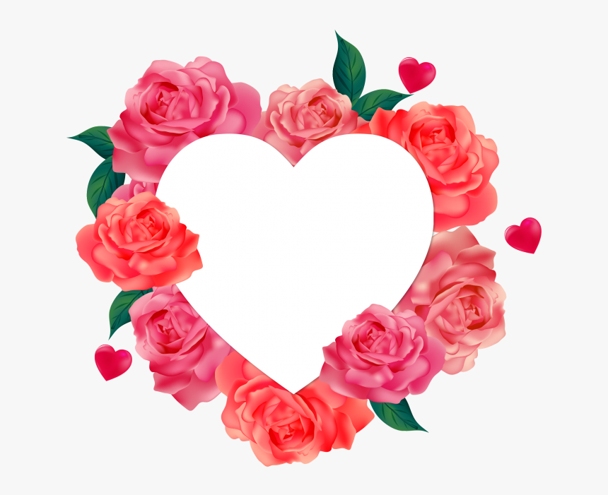 Rose Heart Valentine Background Png Free Download Searchpng - Heart Rose Png, Transparent Png, Free Download