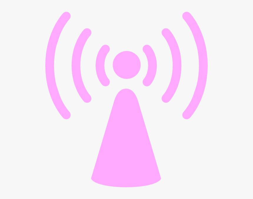 Tower Light Pink Svg Clip Arts - Wireless Access Point Symbols, HD Png Download, Free Download