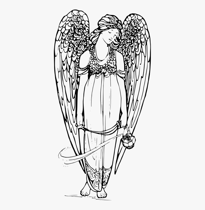 Victorian Angel Illustration, HD Png Download, Free Download