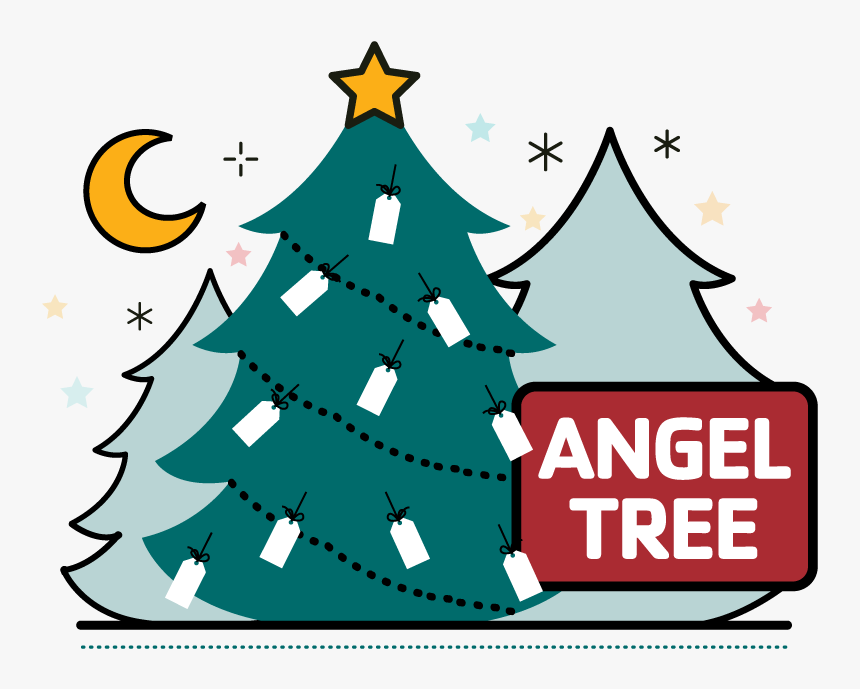 Angel Tree Angel Clipart - Angel Tree, HD Png Download, Free Download