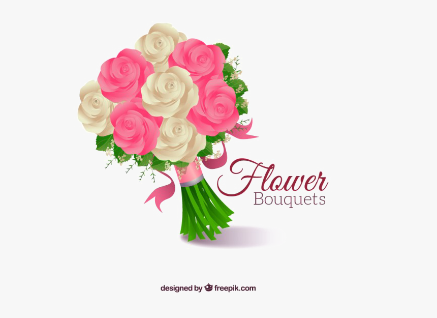 Bouquet Of Rose Flowers Transparent Background Png - Bouquet Vector Png, Png Download, Free Download