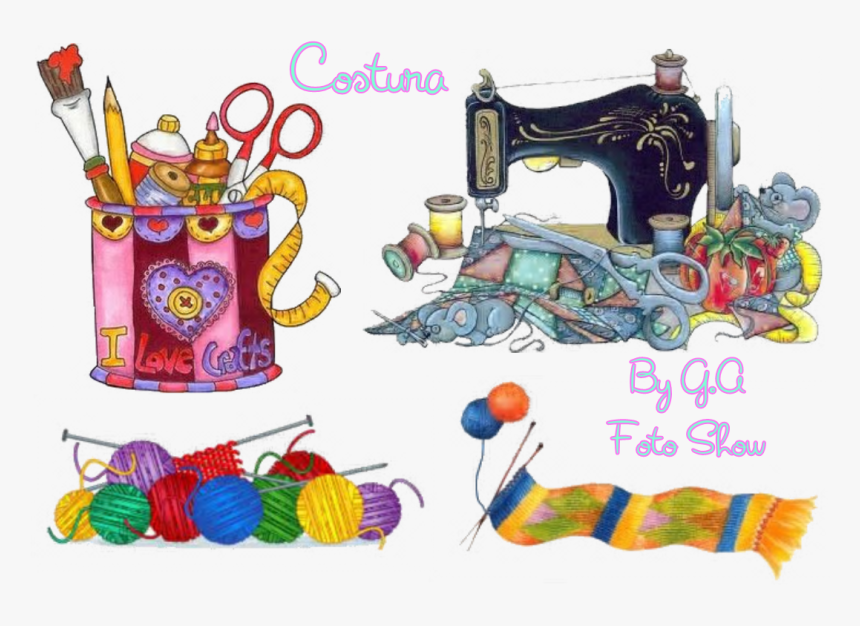 Costura Pngs By Agnes - Sewing Craft Clip Art, Transparent Png, Free Download