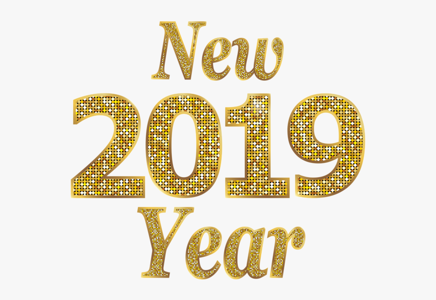 Gold Transparent Happy New Year 2019 Png Png Download Kindpng