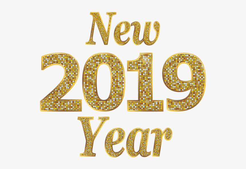 Gold Transparent Happy New Year 2019 Png, Png Download, Free Download