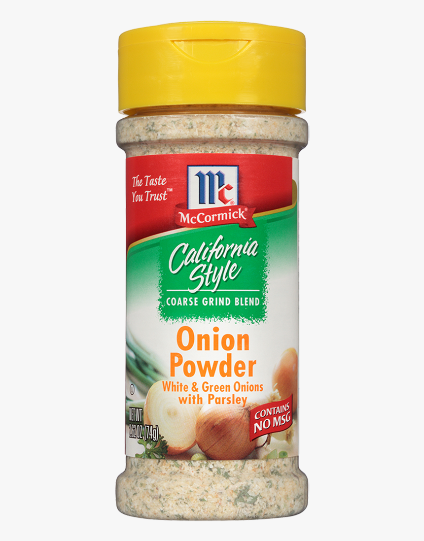 California Style Onion Powder - Mccormick California Style Onion Powder, HD Png Download, Free Download