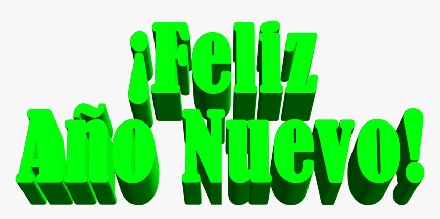 Feliz Año Nuevo 3d Png, Transparent Png, Free Download