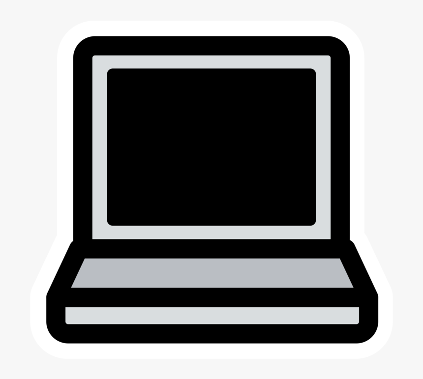 Laptop Computer Icons Macbook Pro Theme - Laptop Black And White Clipart, HD Png Download, Free Download