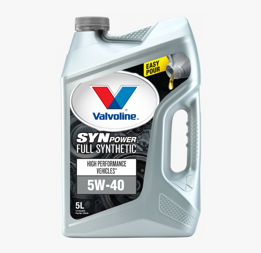 Valvoline Synpower 5w40 Synthetic Engine Oil 5l - Valvoline 5w30 Full Sintetico, HD Png Download, Free Download