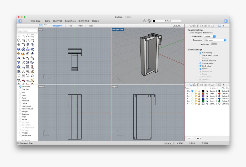 Working In Rhino - Graphics Software, HD Png Download, Free Download