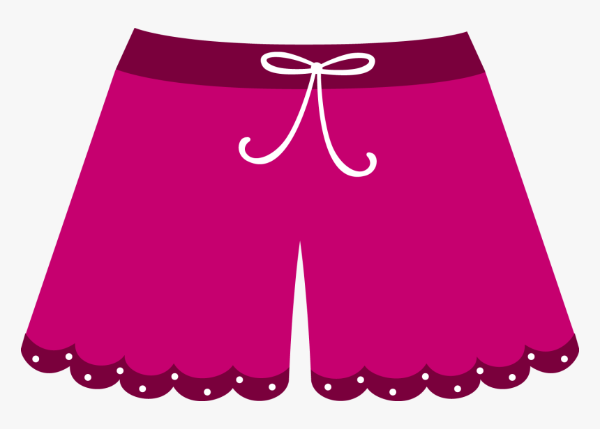 Shorts Clipart Pink Pants - Short Pants Clipart Png, Transparent Png, Free Download