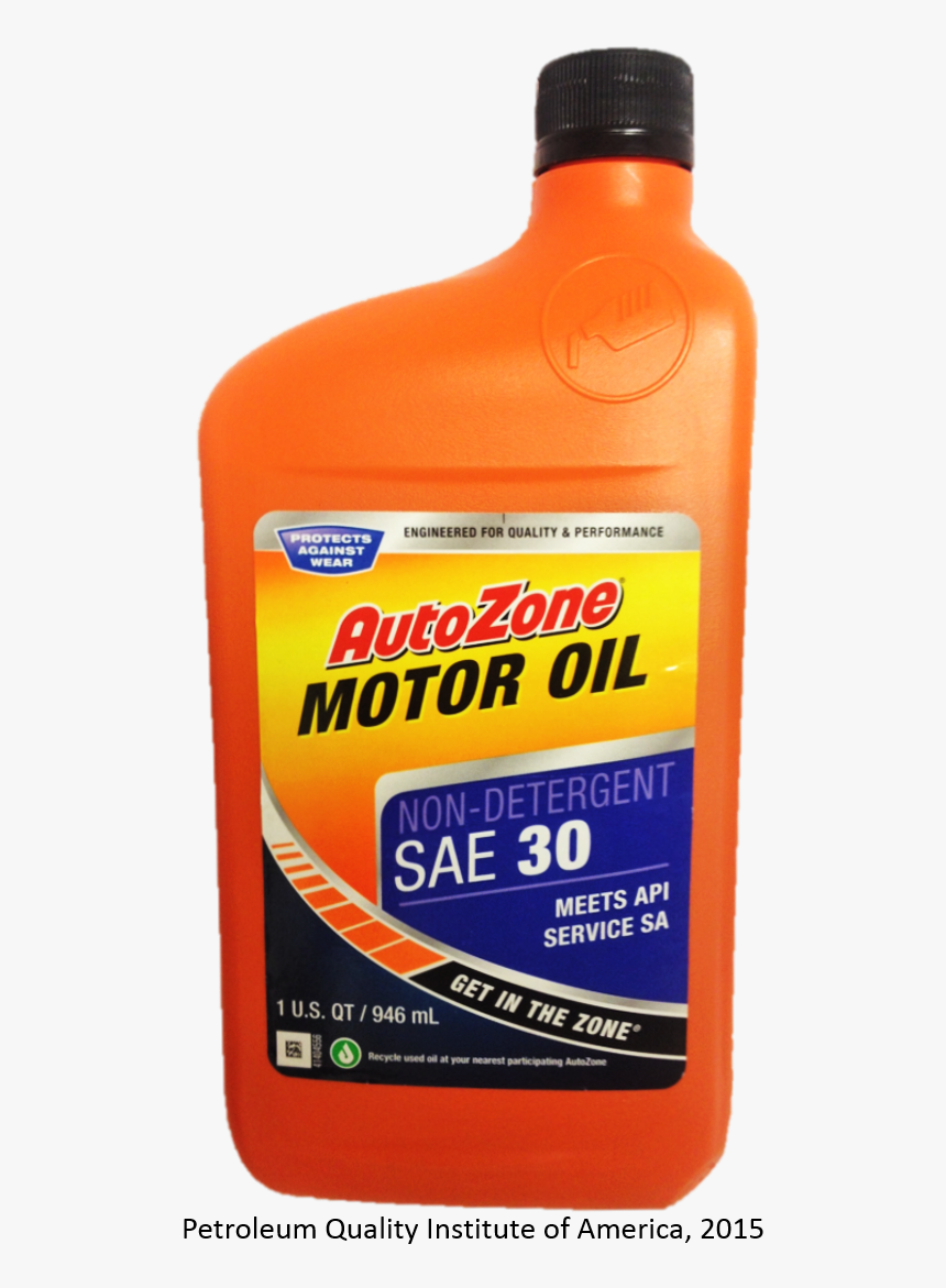 Autozone Brand Motor Oil , Png Download - Bottle, Transparent Png, Free Download