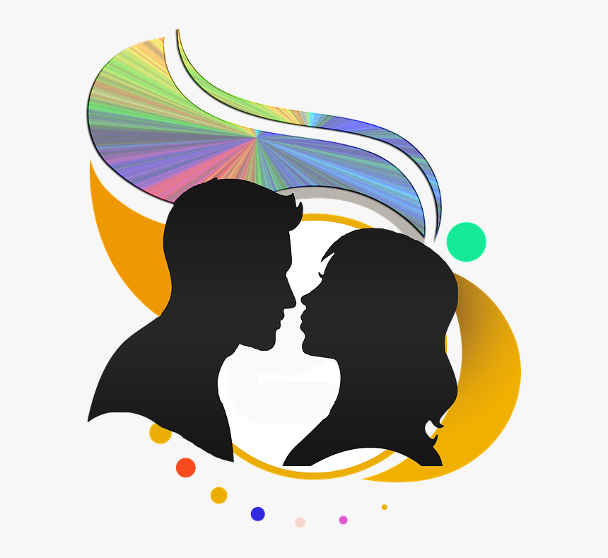 Transparent Lovers Png - Vector Couple Silhouette Png, Png Download, Free Download
