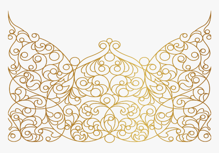 #mandala #swirls #design #pattern #paisley #gold #decor - Gold Swirl Patterns Png, Transparent Png, Free Download