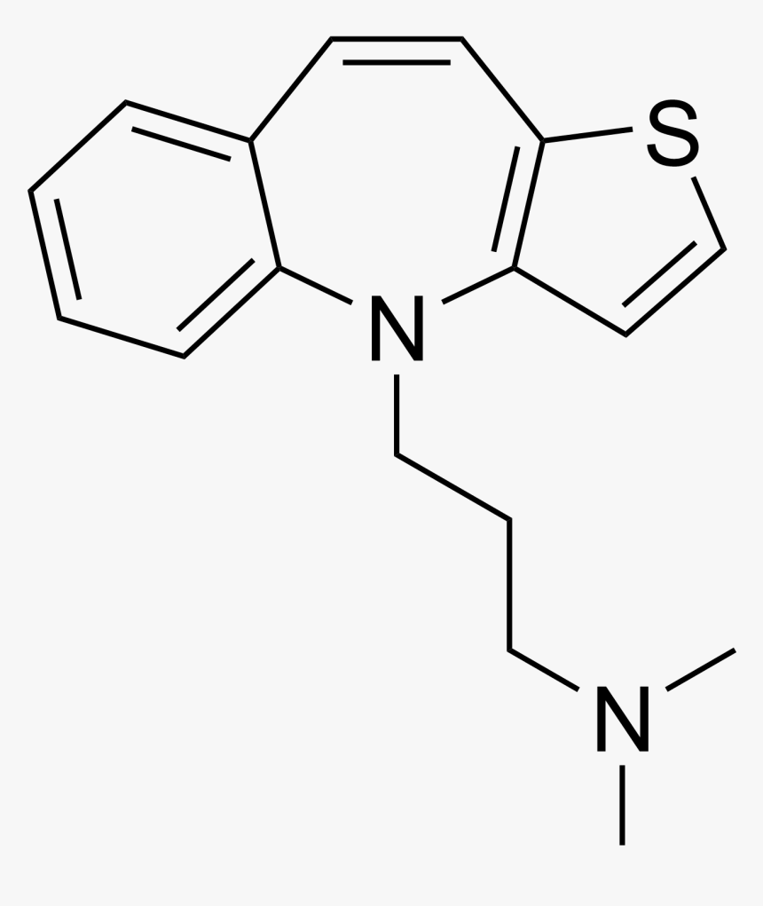 File - Tienopramine - Carbamazepine Structure, HD Png Download, Free Download