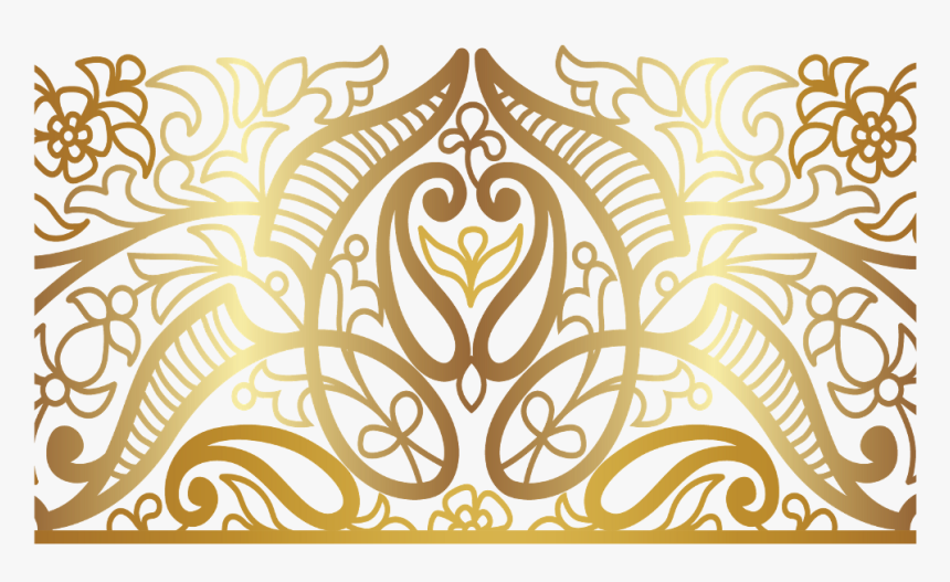 #mandala #swirls #design #pattern #paisley #gold #decor - Gold Mandala Design Transparent Background, HD Png Download, Free Download