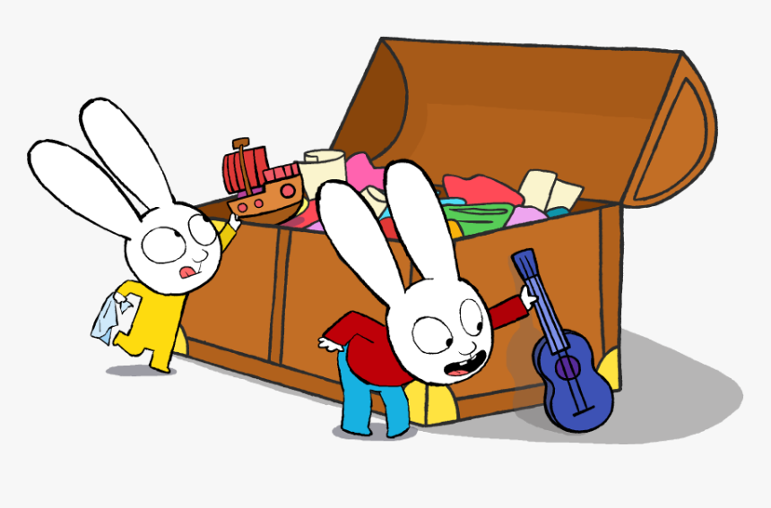 #simonrabbit #gaspar #baul #juguetes - Cartoon, HD Png Download, Free Download