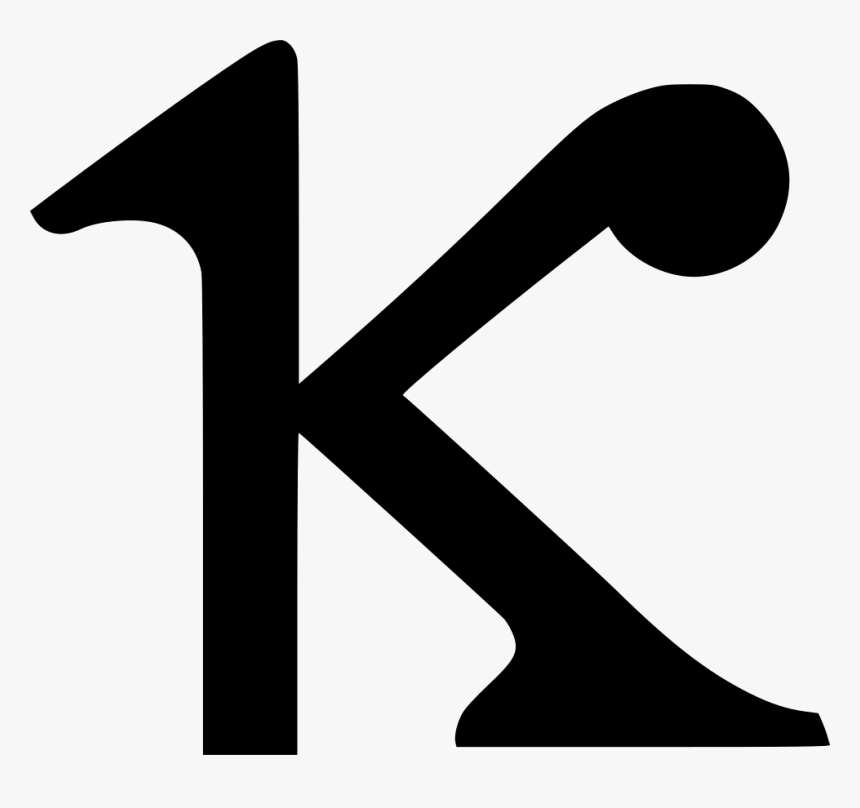 Kappa Greek Alphabet Math Geometry Comments - Kappa Greek Letter, HD Png Download, Free Download