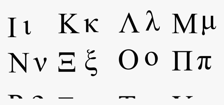 Ancient Greek Alphabet, HD Png Download, Free Download