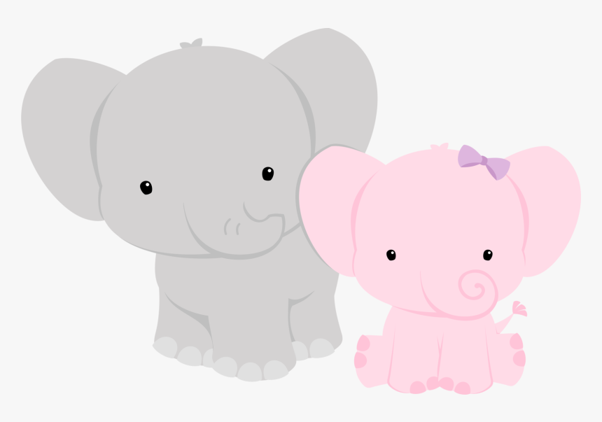 Elephant Baby Shower Animal Clip Art - Cartoon, HD Png Download, Free Download