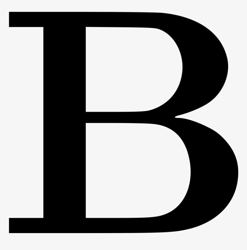 Letter Clipart Alphabet - Letter B In Black And White, HD Png Download, Free Download